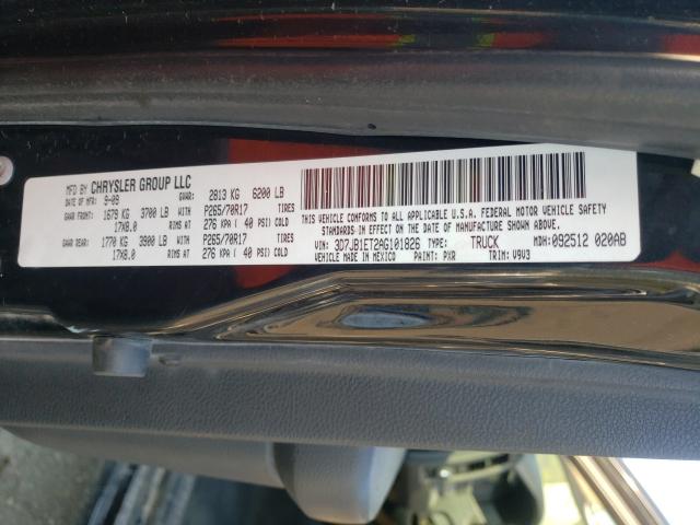 Фото 10 с аукциона – 2010 DODGE RAM 1500 с VIN 3D7JB1ET2AG101826