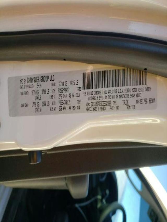 Photo 10 from auction – 2014 RAM 1500 ST with VIN 3C6JR6AG5EG332888