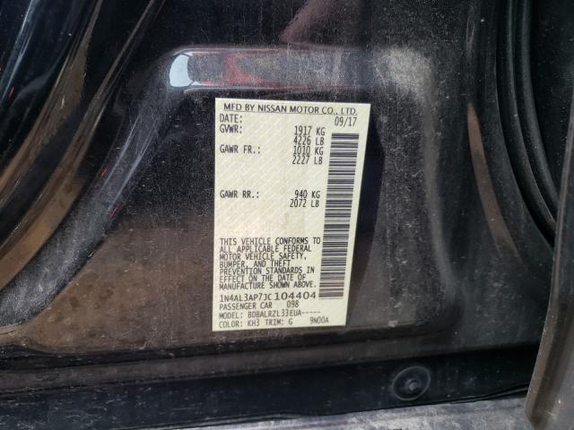 Photo 10 from auction – 2018 NISSAN ALTIMA 2.5 with VIN 1N4AL3AP7JC104404