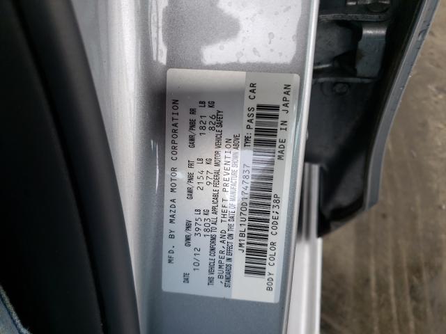 Photo 10 from auction – 2013 MAZDA 3 I with VIN JM1BL1U70D1747837