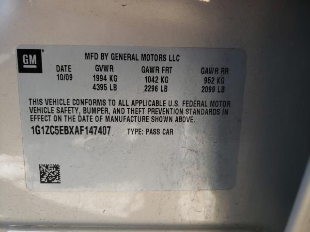 Photo 10 from auction – 2010 CHEVROLET MALIBU 1LT with VIN 1G1ZC5EBXAF147407