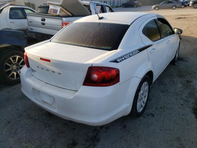 Photo 4 from auction – 2012 DODGE AVENGER SE with VIN 1C3CDZAB7CN110528