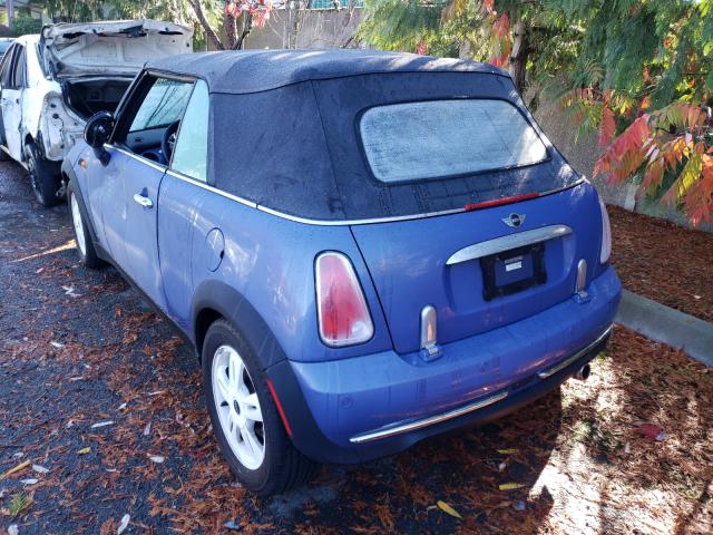 Photo 3 from auction – 2005 MINI COOPER with VIN WMWRF33475TF61663