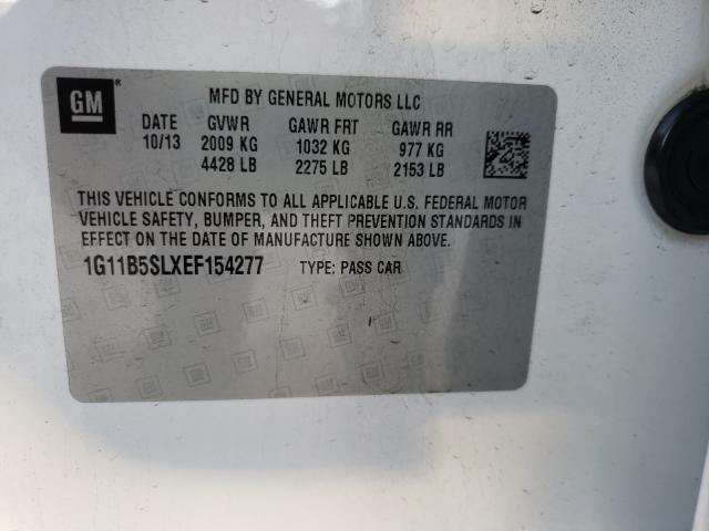 Photo 10 from auction – 2014 CHEVROLET MALIBU LS with VIN 1G11B5SLXEF154277