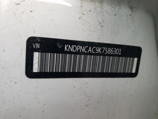 Photo 10 from auction – 2019 KIA SPORTAGE E with VIN KNDPNCAC9K7586301