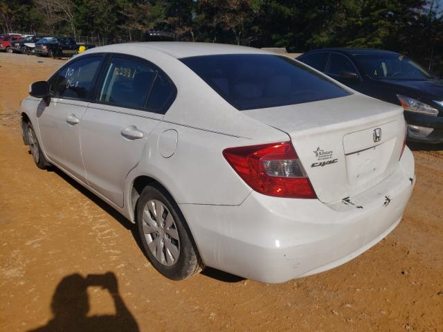 Photo 3 from auction – 2012 HONDA CIVIC LX with VIN 19XFB2F57CE099138