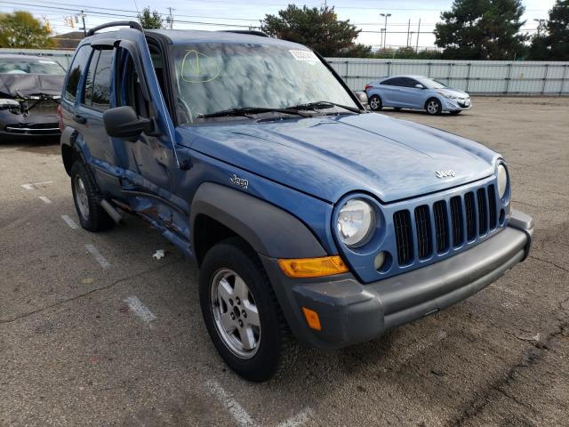 JEEP LIBERTY SP 2006 with VIN 1J4GL48K96W249089 - Photo from auction