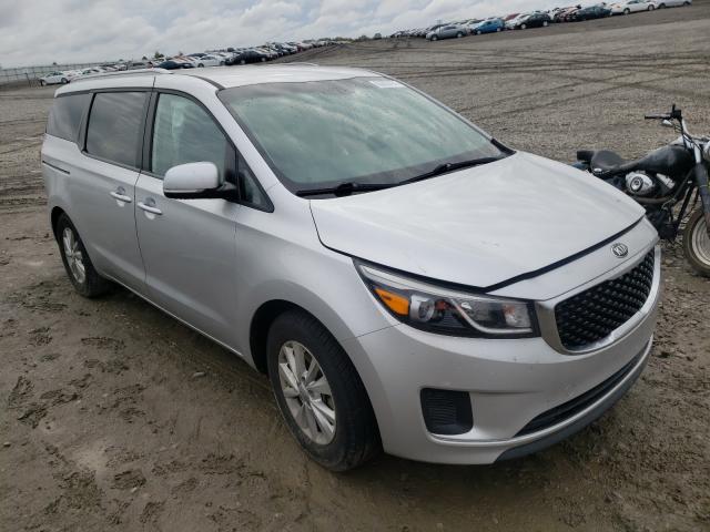 KIA SEDONA LX 2016 with VIN KNDMB5C11G6179802 - Photo from auction