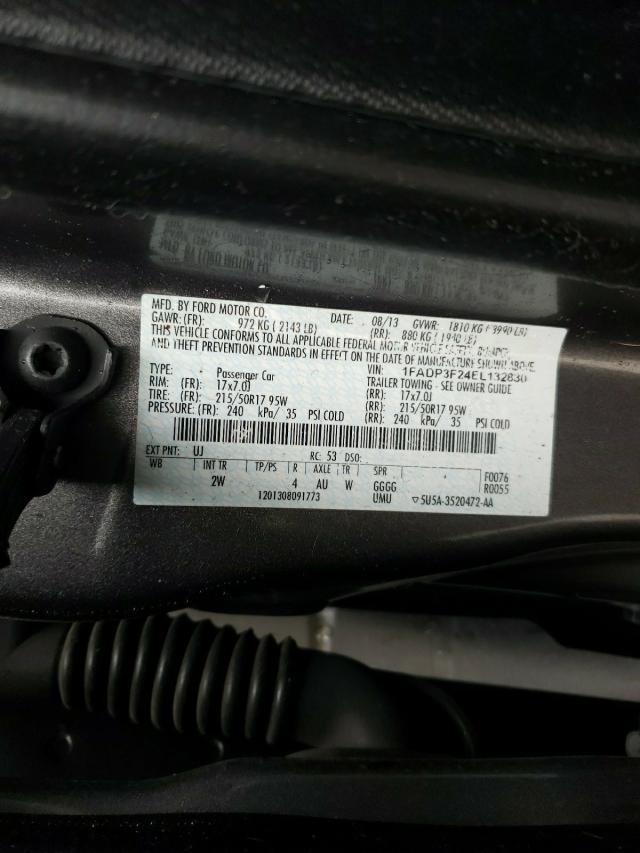 Photo 10 from auction – 2014 FORD FOCUS SE with VIN 1FADP3F24EL132830