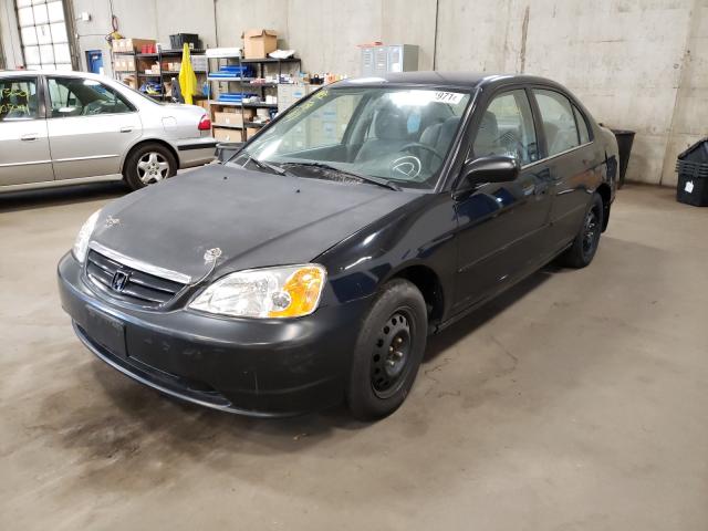 Photo 2 from auction – 2001 HONDA CIVIC LX with VIN 2HGES16561H520307