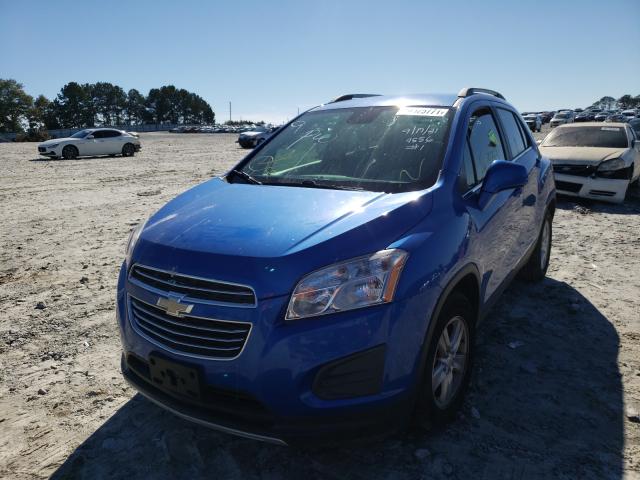 Photo 2 from auction – 2016 CHEVROLET TRAX 1LT with VIN KL7CJLSB4GB629556