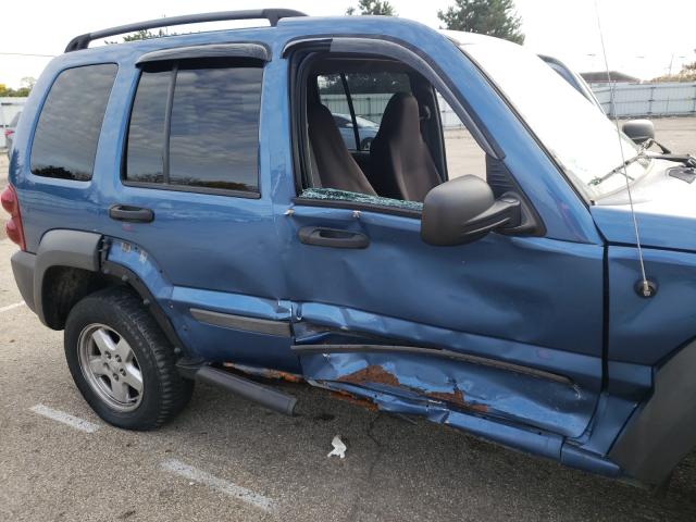 Photo 9 from auction – 2006 JEEP LIBERTY SP with VIN 1J4GL48K96W249089