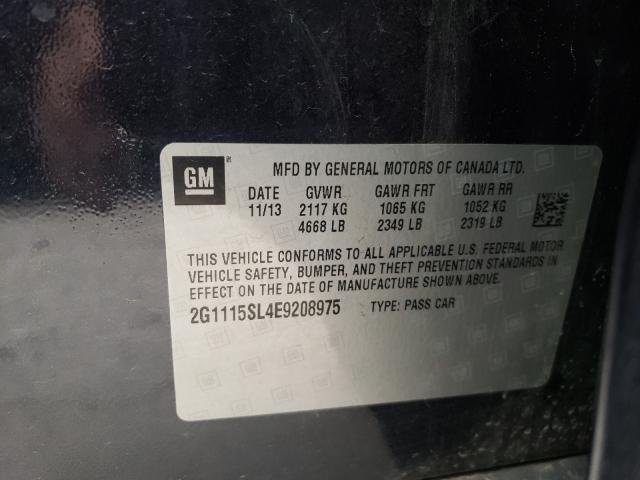 Photo 10 from auction – 2014 CHEVROLET IMPALA LT with VIN 2G1115SL4E9208975