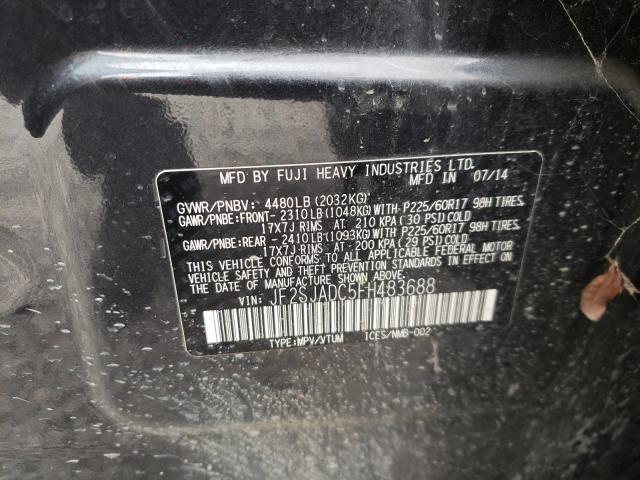 Photo 10 from auction – 2015 SUBARU FORESTER 2 with VIN JF2SJADC5FH483688