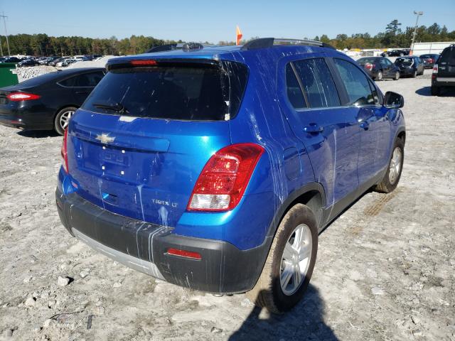 Photo 4 from auction – 2016 CHEVROLET TRAX 1LT with VIN KL7CJLSB4GB629556