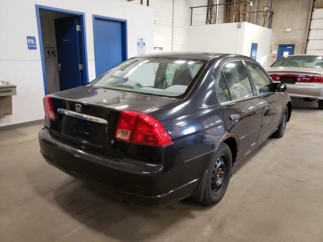 Photo 4 from auction – 2001 HONDA CIVIC LX with VIN 2HGES16561H520307