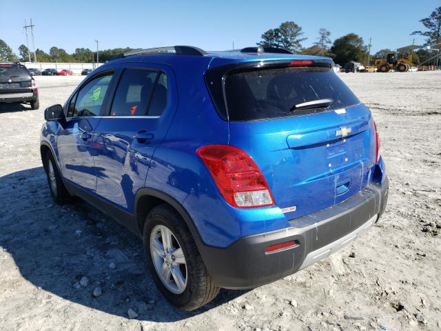 Photo 3 from auction – 2016 CHEVROLET TRAX 1LT with VIN KL7CJLSB4GB629556