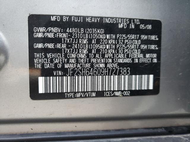صورة رقم 10 من المزاد - 2009 SUBARU FORESTER 2 مع VIN JF2SH64609H727383
