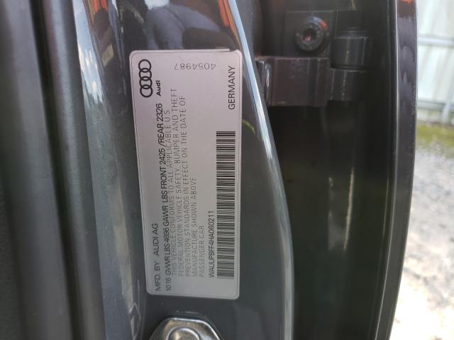 Photo 10 from auction – 2017 AUDI A3 E-TRON with VIN WAUUPBFF4HA060211