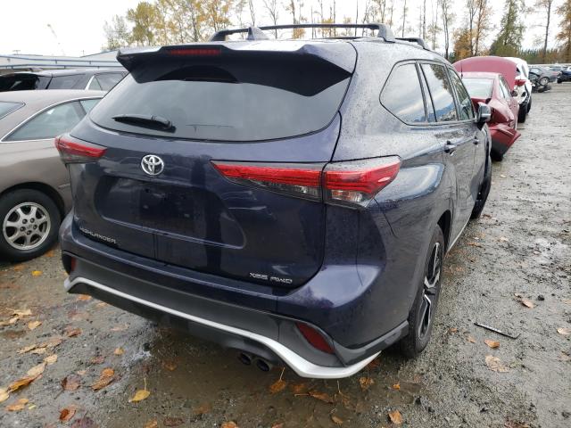 Photo 4 from auction – 2021 TOYOTA HIGHLANDER with VIN 5TDLZRBH1MS058874