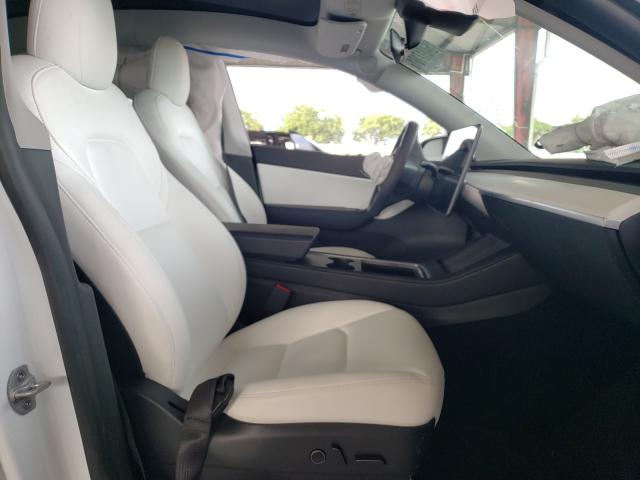 Photo 5 from auction – 2021 TESLA MODEL Y with VIN 5YJYGAEE0MF187644
