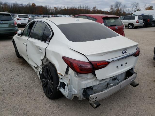 Photo 3 from auction – 2018 INFINITI Q50 LUXE with VIN JN1EV7AP3JM360002