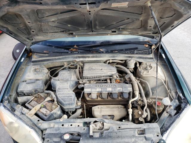 Photo 7 from auction – 2001 HONDA CIVIC DX with VIN 2HGES16261H525514