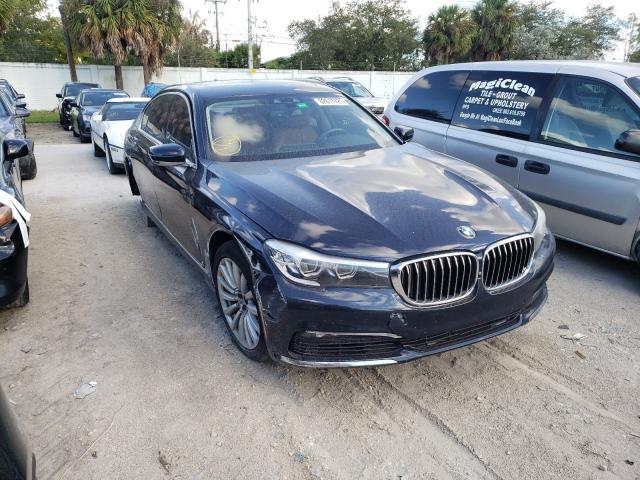 BMW 740 I 2017 with VIN WBA7E2C53HG740161 - Photo from auction
