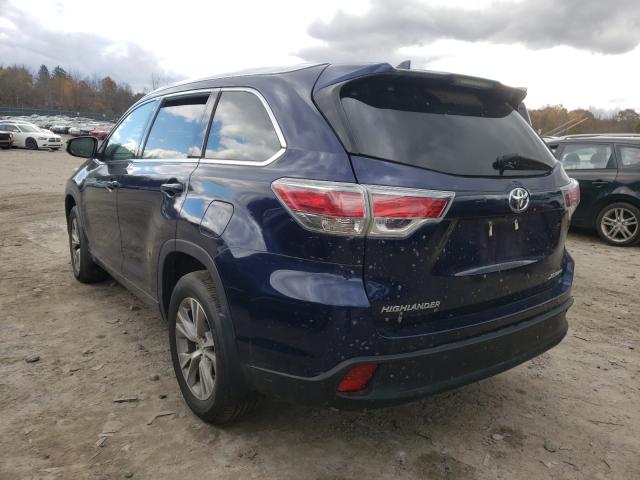 Photo 3 from auction – 2015 TOYOTA HIGHLANDER with VIN 5TDJKRFH3FS201218