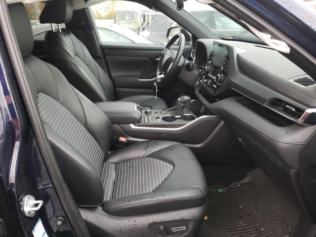 Photo 5 from auction – 2021 TOYOTA HIGHLANDER with VIN 5TDLZRBH1MS058874