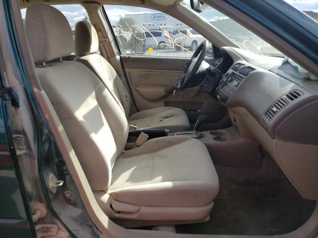 Photo 5 from auction – 2001 HONDA CIVIC DX with VIN 2HGES16261H525514