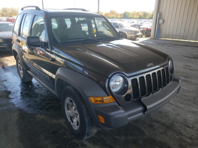 Photo 1 from auction – 2006 JEEP LIBERTY SP with VIN 1J4GL48K06W245643