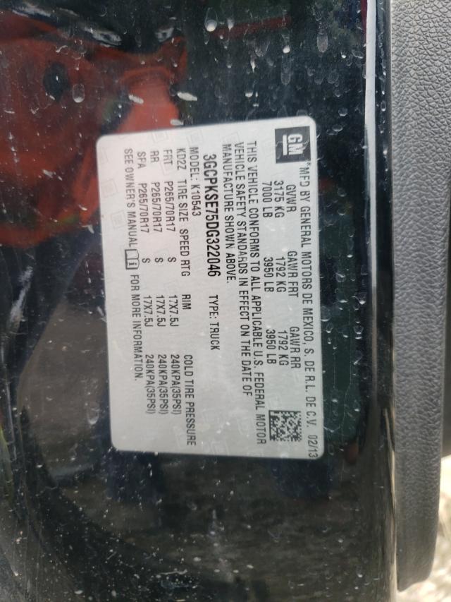 Photo 10 from auction – 2013 CHEVROLET SILVERADO with VIN 3GCPKSE75DG322046