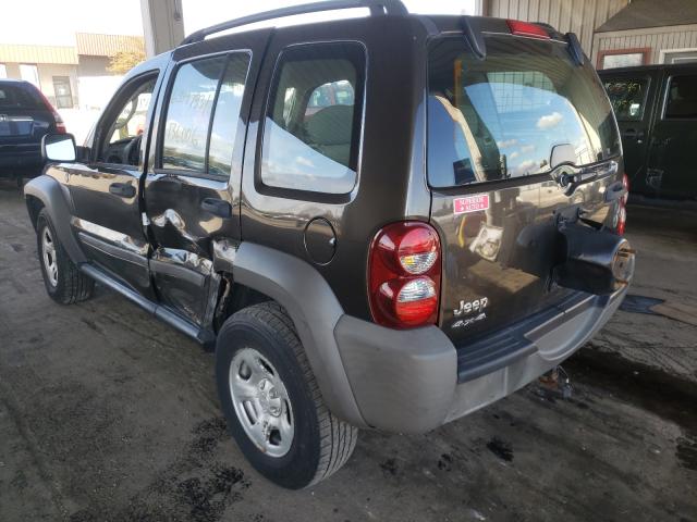 Photo 3 from auction – 2006 JEEP LIBERTY SP with VIN 1J4GL48K06W245643