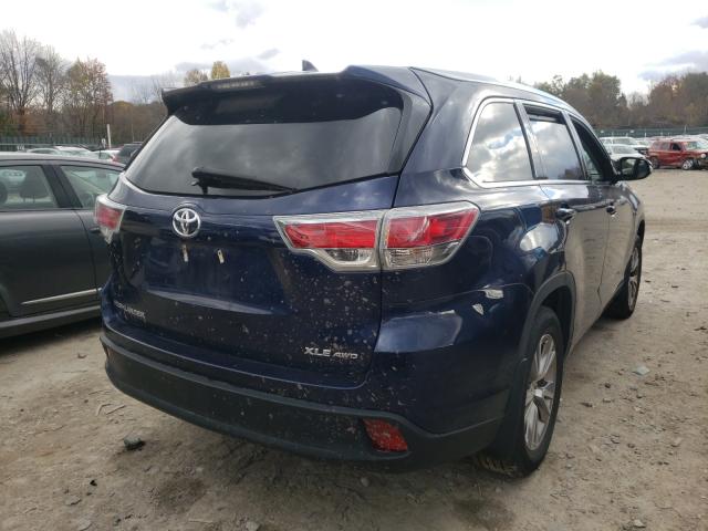 Photo 4 from auction – 2015 TOYOTA HIGHLANDER with VIN 5TDJKRFH3FS201218