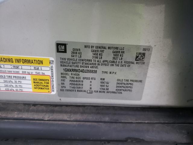 Photo 10 from auction – 2013 GMC ACADIA SLT with VIN 1GKKRRKD4DJ266838