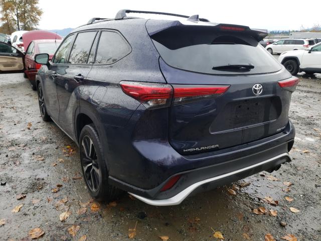 Photo 3 from auction – 2021 TOYOTA HIGHLANDER with VIN 5TDLZRBH1MS058874