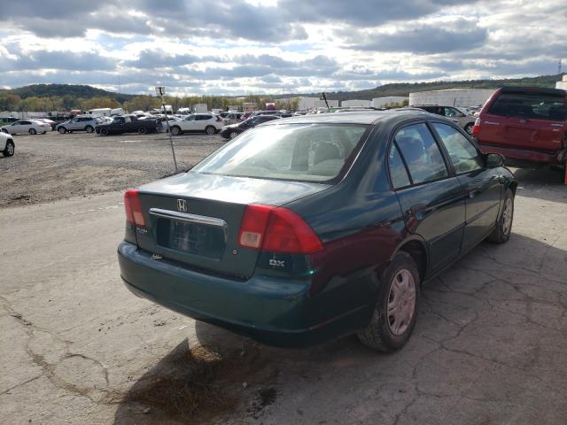 Photo 4 from auction – 2001 HONDA CIVIC DX with VIN 2HGES16261H525514