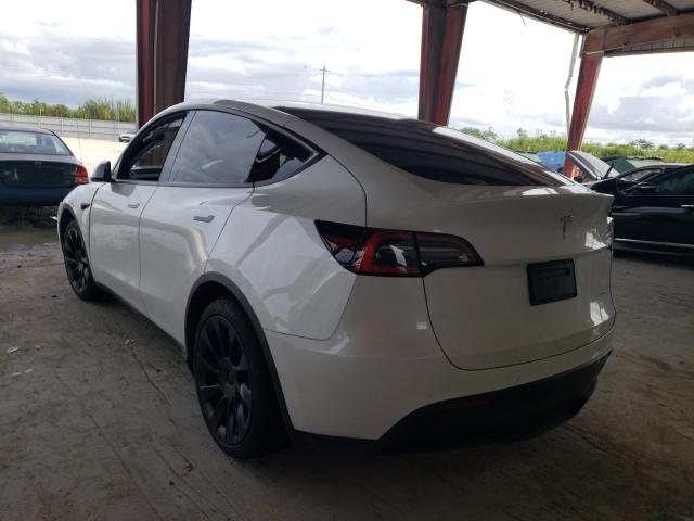 Photo 3 from auction – 2021 TESLA MODEL Y with VIN 5YJYGAEE0MF187644