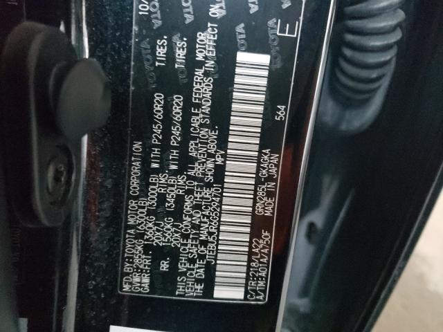 Photo 10 from auction – 2016 TOYOTA 4RUNNER SR with VIN JTEBU5JR6G5294701