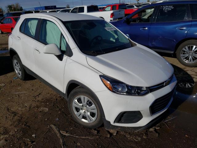 CHEVROLET TRAX LS 2017 with VIN 3GNCJKSB6HL214582 - Photo from auction