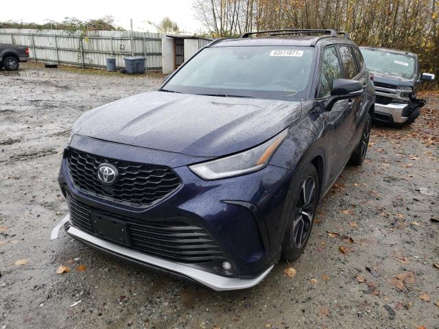 Photo 2 from auction – 2021 TOYOTA HIGHLANDER with VIN 5TDLZRBH1MS058874