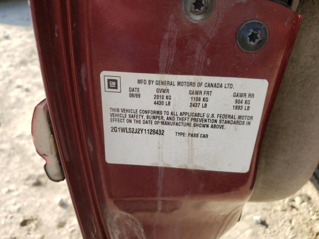 Photo 10 from auction – 2000 CHEVROLET LUMINA with VIN 2G1WL52J2Y1128432