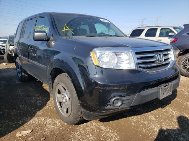 HONDA PILOT LX 2014 with VIN 5FNYF4H20EB041865 - Photo from auction