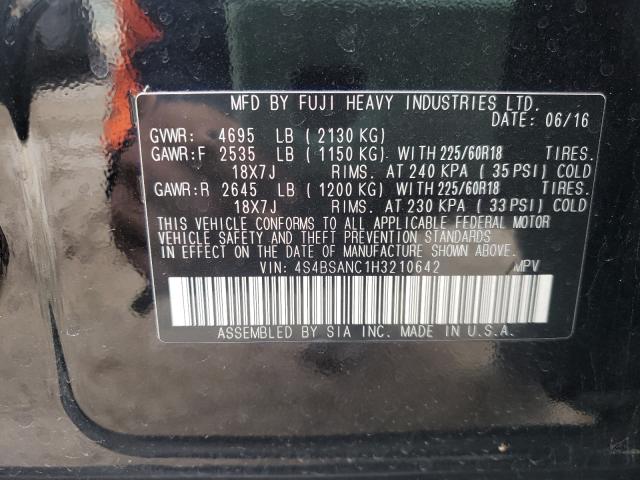 Photo 10 from auction – 2017 SUBARU OUTBACK 2. with VIN 4S4BSANC1H3210642