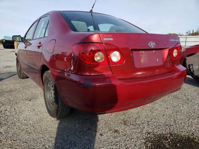 Photo 3 from auction – 2008 TOYOTA COROLLA CE with VIN 2T1BR32E58C930101