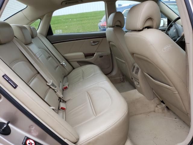 Photo 6 from auction – 2007 HYUNDAI AZERA SE with VIN KMHFC46F87A177271
