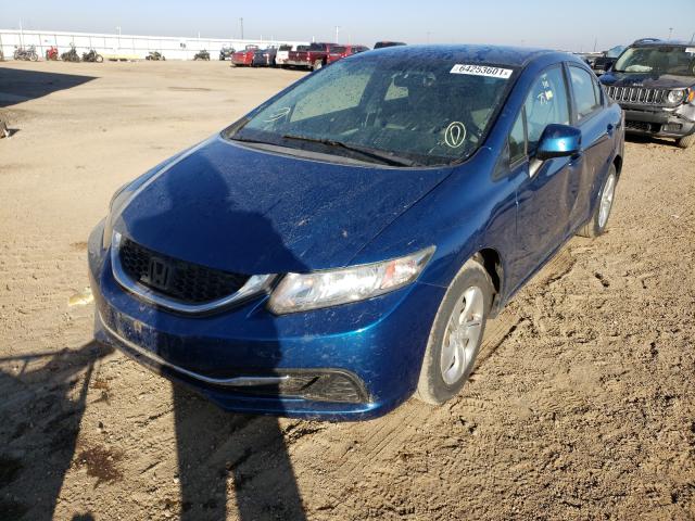 Photo 2 from auction – 2013 HONDA CIVIC LX with VIN 2HGFB2F58DH570608