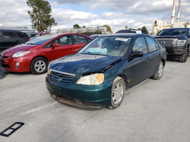 Photo 2 from auction – 2001 HONDA CIVIC DX with VIN 2HGES16261H525514