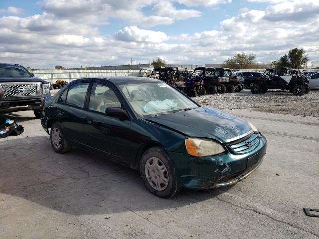 Photo 1 from auction – 2001 HONDA CIVIC DX with VIN 2HGES16261H525514